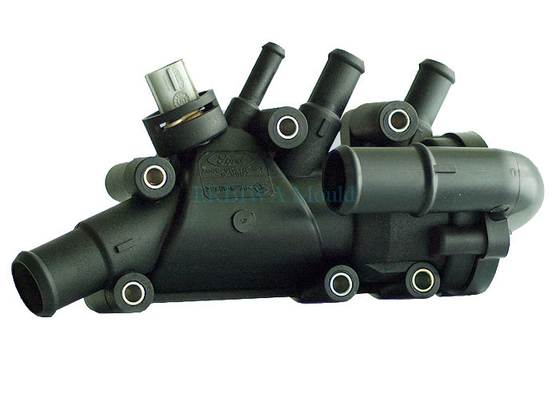 OEM / ODM Plastic Injection Molds Black Coolent Flow Control Module For Ford